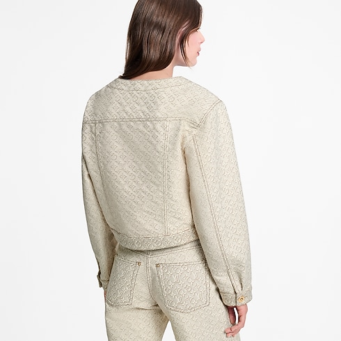 의류 코트 & 재킷 3D 모노그램 데님 재킷 | 루이비통 공식 온라인 스토어® (크게 보기)