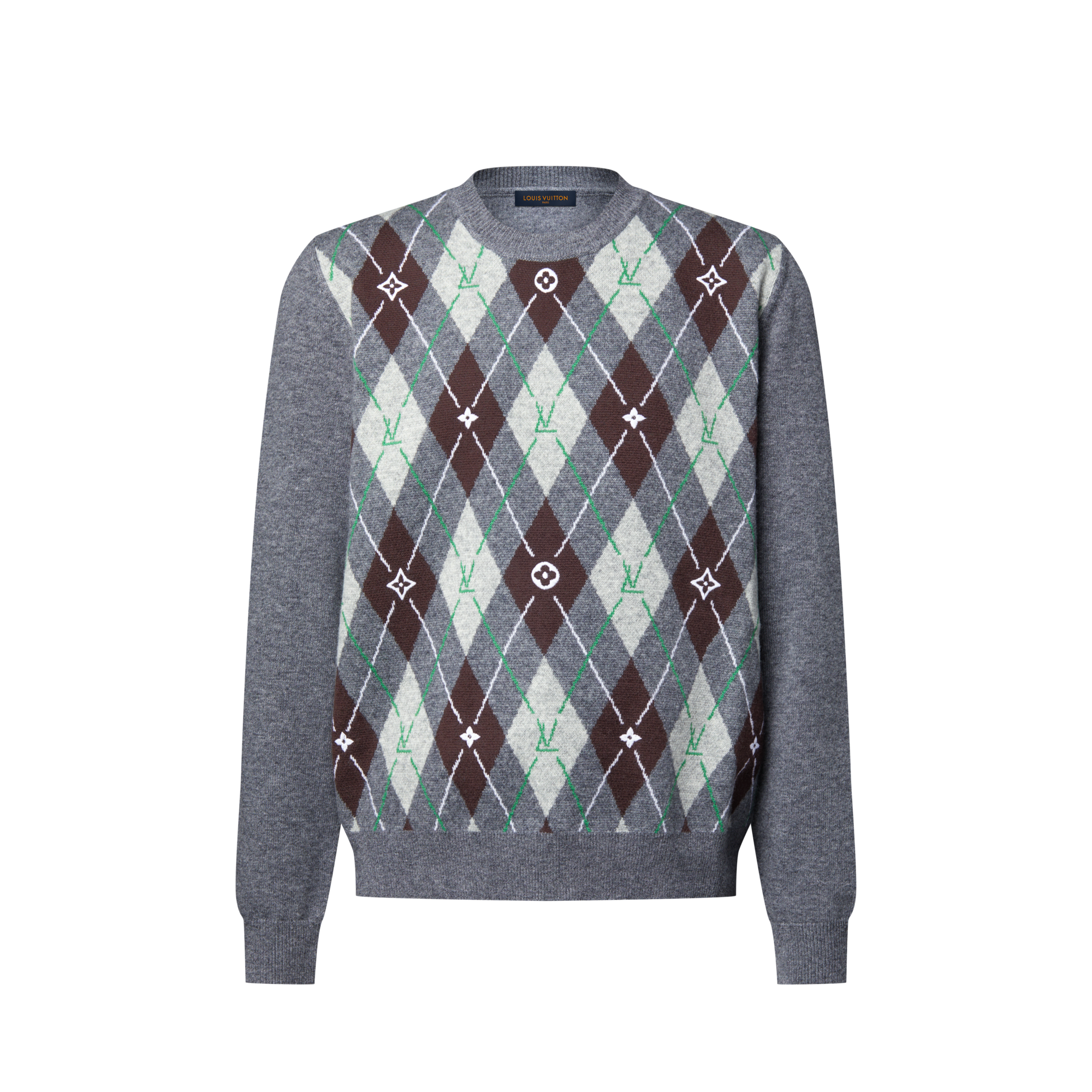  의류 의류 전체 보기 아가일 크루넥 | 루이비통 공식 온라인 스토어® (크게 보기)