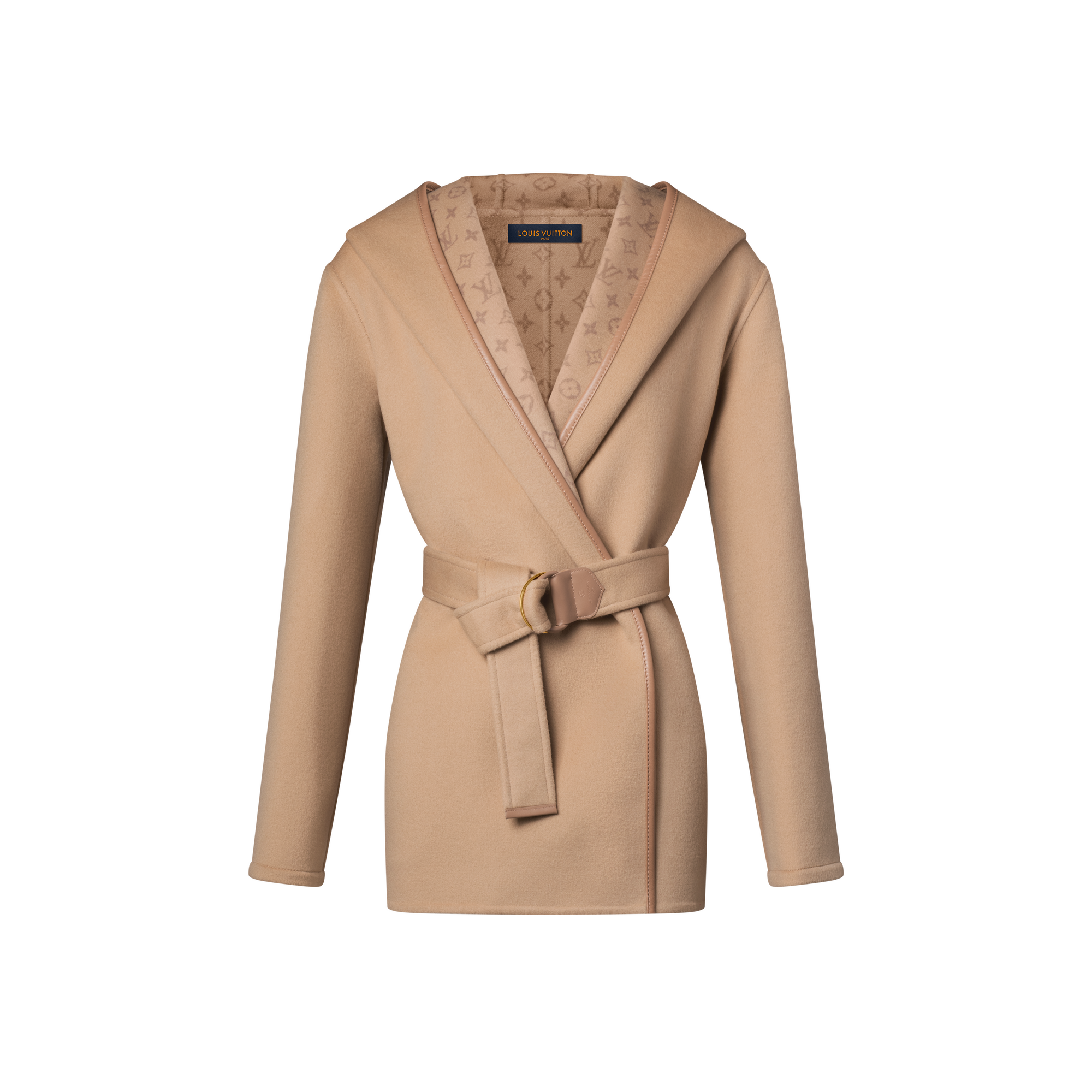  의류 코트 & 재킷 벨티드 쇼트 랩 피코트 | 루이비통 공식 온라인 스토어® (크게 보기)