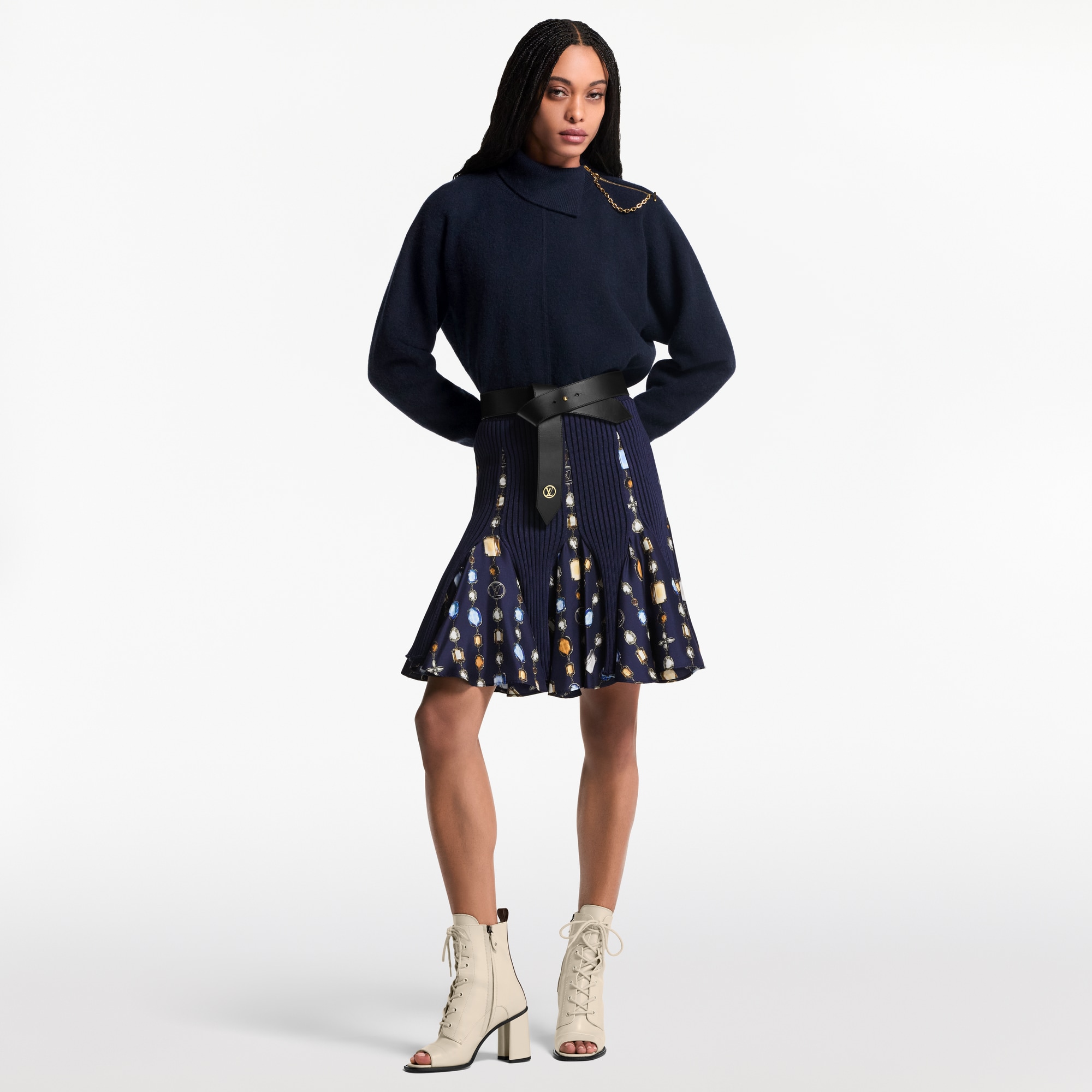  슈즈 부츠 & 부티 베를린 오픈 토 앵클 부츠 | 루이비통 공식 온라인 스토어® (크게 보기)