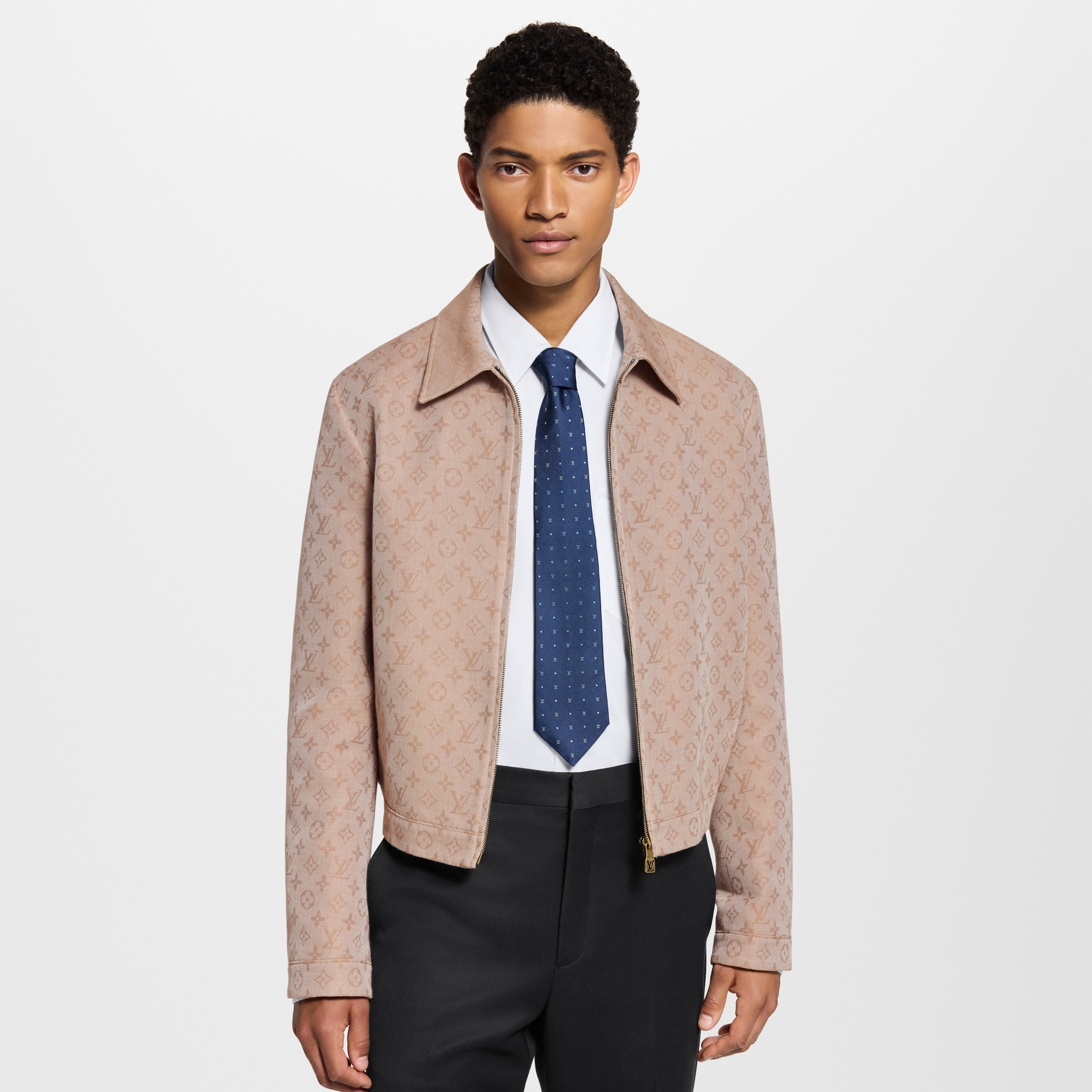 S00 액세서리 타이 & 포켓 스퀘어 블라종 도트 (Blason Dots) 타이 | 루이비통 공식 온라인 스토어® (크게 보기)