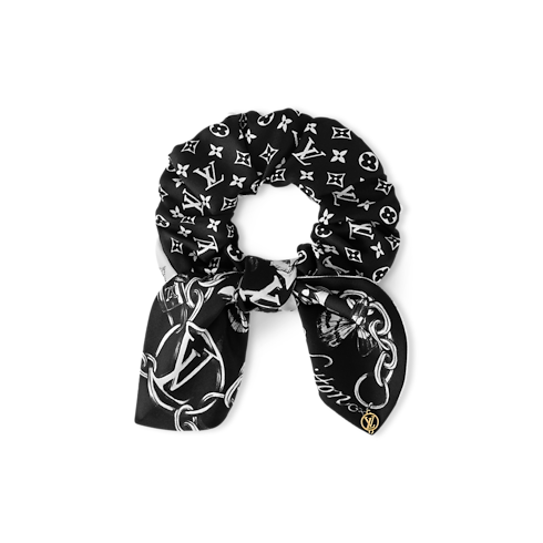S00 액세서리 헤어 액세서리 블루밍 모노그램 스크런치 | 루이비통 공식 온라인 스토어® (크게 보기)