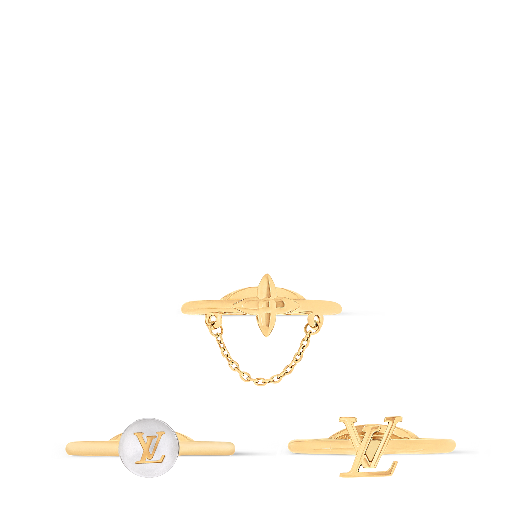 S00 패션 주얼리 반지 블루밍 펄 반지 세트 | 루이비통 공식 온라인 스토어® (크게 보기)