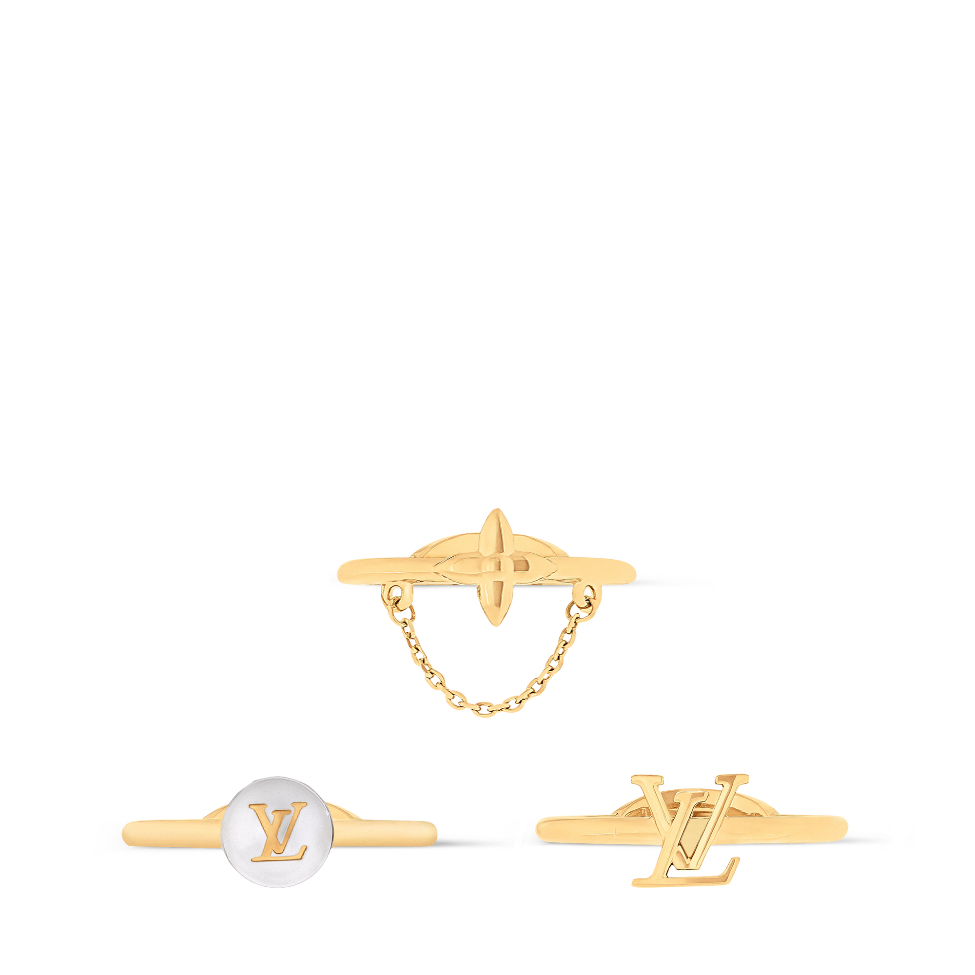 S00 패션 주얼리 반지 블루밍 펄 반지 세트 | 루이비통 공식 온라인 스토어® (크게 보기)