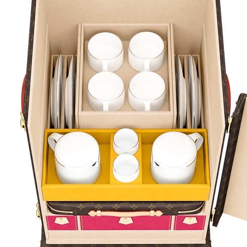 모노그램 트렁크 & 박스 박스 부아뜨 애프터눈 티 | 루이비통 공식 온라인 스토어® (크게 보기)