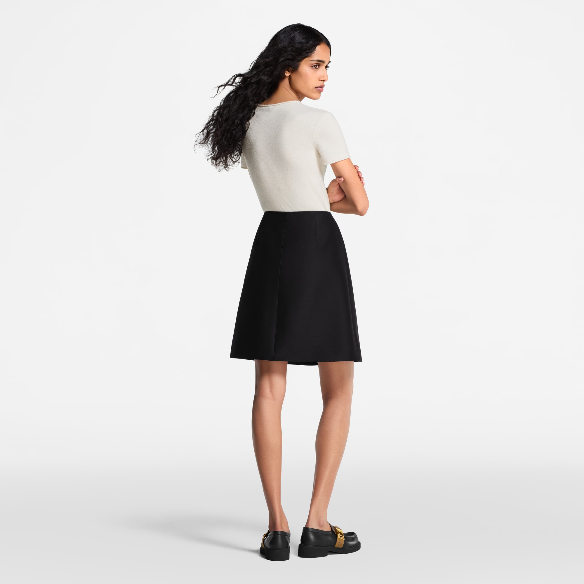  의류 티셔츠 & 블라우스 브러시드 시그니처 니트 톱 | 루이비통 공식 온라인 스토어® (크게 보기)