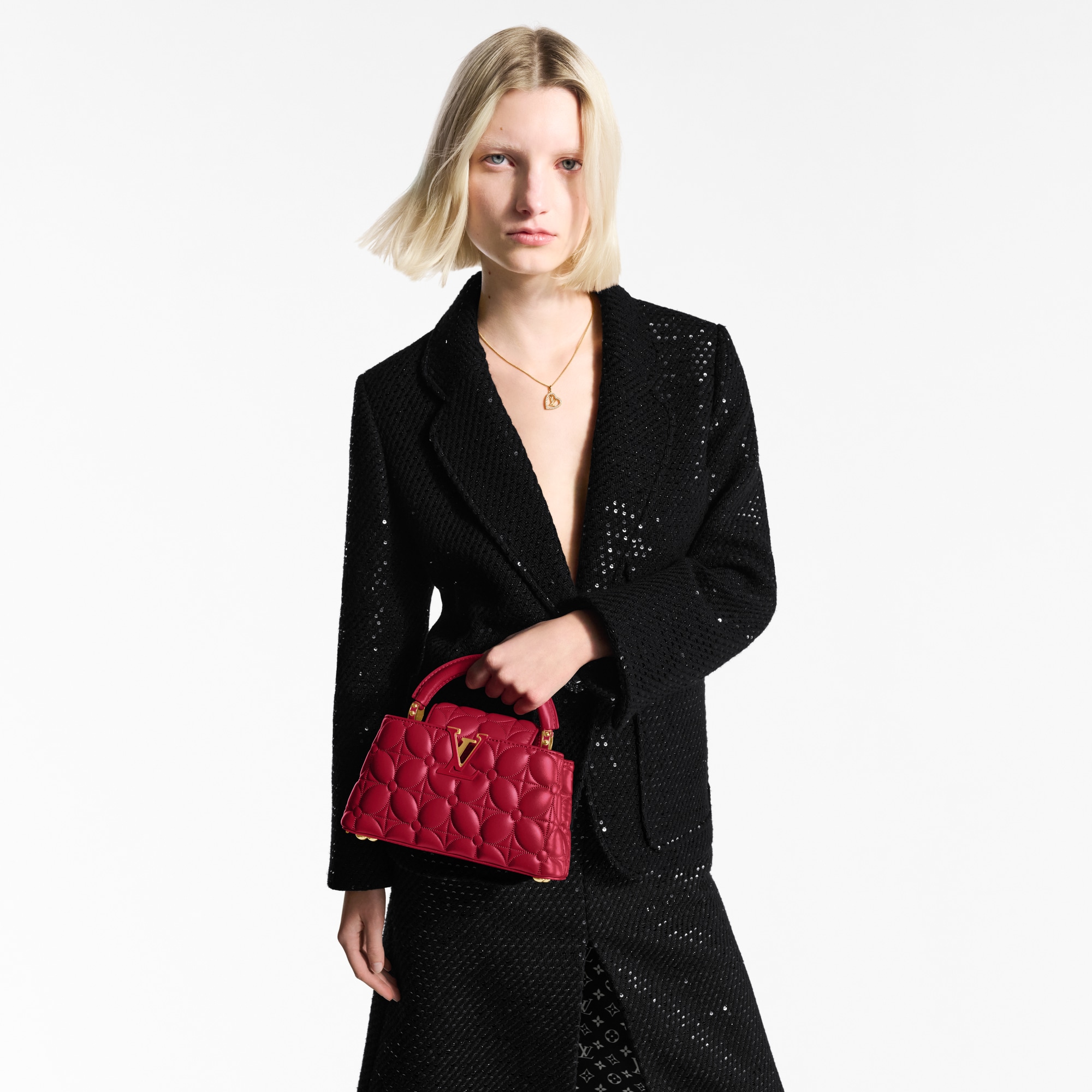 Capucines 핸드백 카퓌신 카퓌신 이스트 웨스트 미니 | 루이비통 공식 온라인 스토어® (크게 보기)