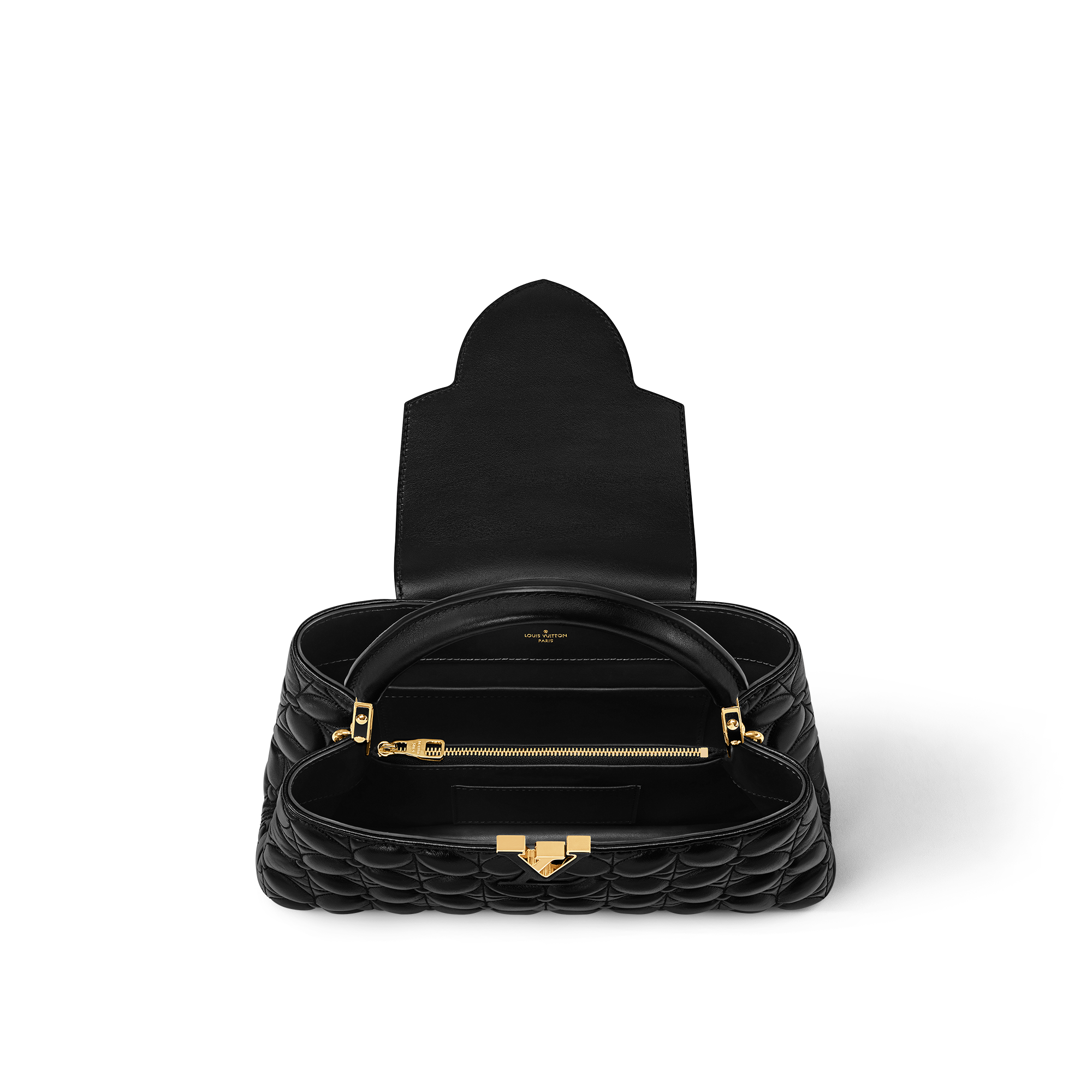 Capucines 핸드백 카퓌신 카퓌신 이스트 웨스트 MM | 루이비통 공식 온라인 스토어® (크게 보기)