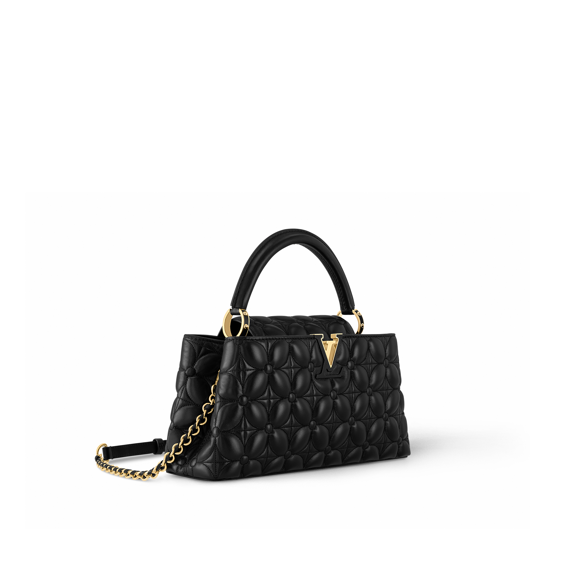 Capucines 핸드백 카퓌신 카퓌신 이스트 웨스트 MM | 루이비통 공식 온라인 스토어® (크게 보기)