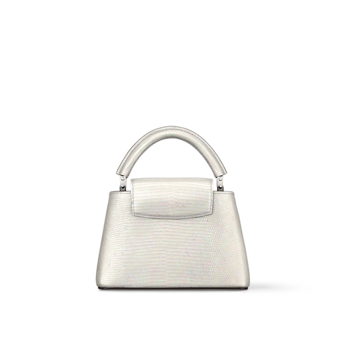 리자드 핸드백 카퓌신 Capucines Mini Icone Chaine Exo | 루이비통 공식 온라인 스토어® (크게 보기)
