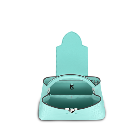 크로커딜리언 매트 핸드백 카퓌신 Capucines MM | 루이비통 공식 온라인 스토어® (크게 보기)