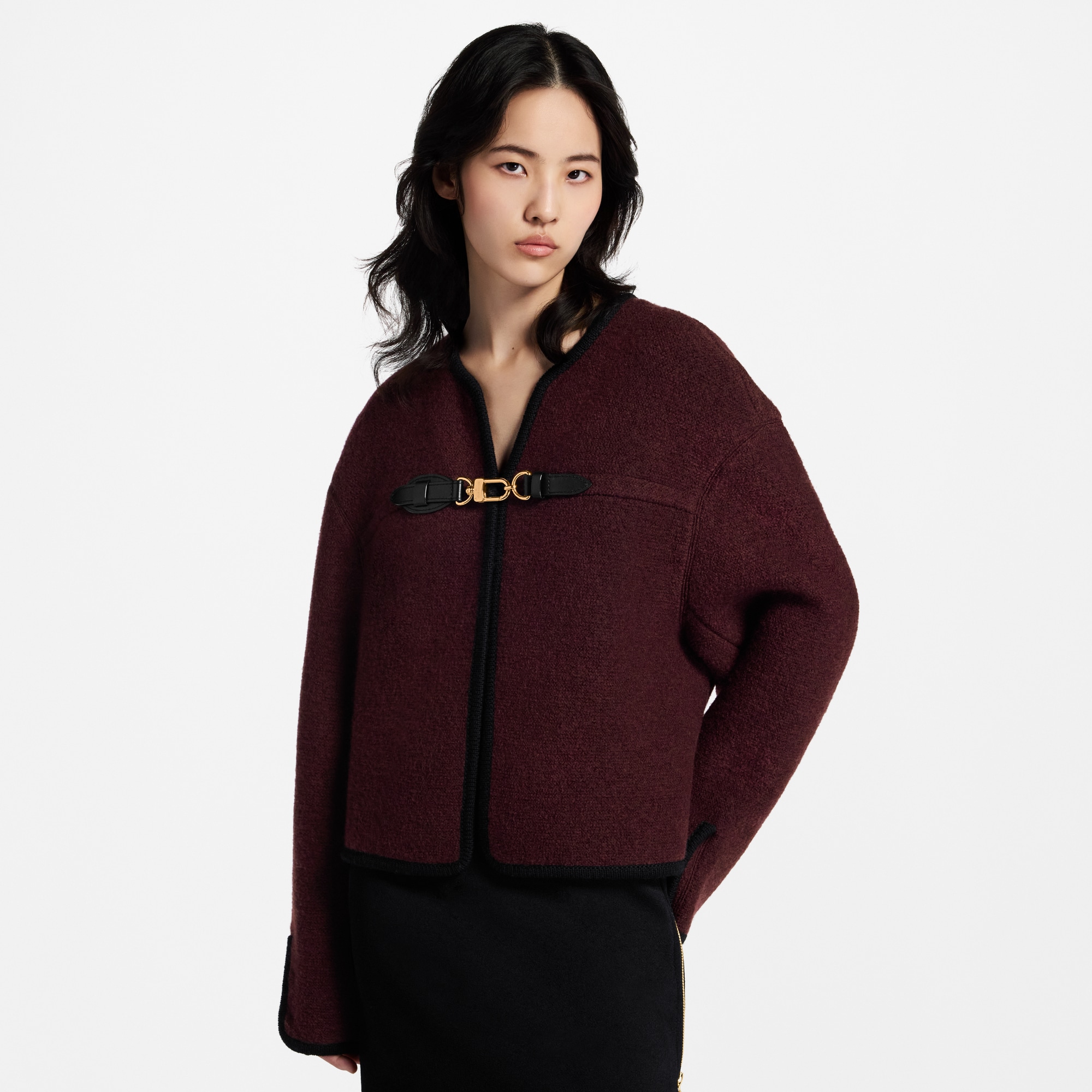  의류 코트 & 재킷 카라비너 클립 박시 재킷 | 루이비통 공식 온라인 스토어® (크게 보기)