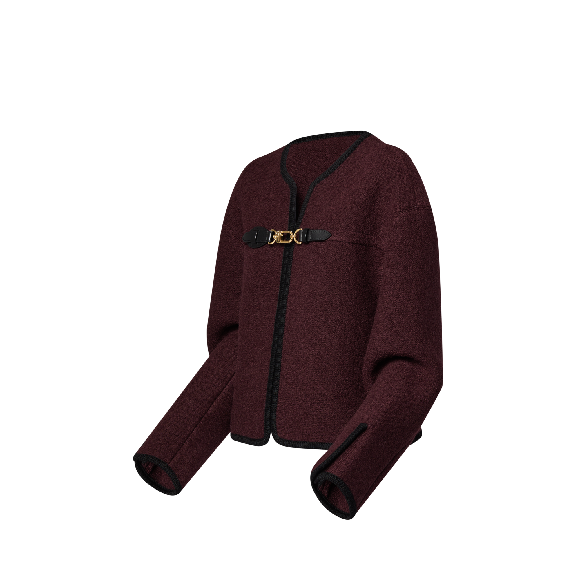  의류 코트 & 재킷 카라비너 클립 박시 재킷 | 루이비통 공식 온라인 스토어® (크게 보기)