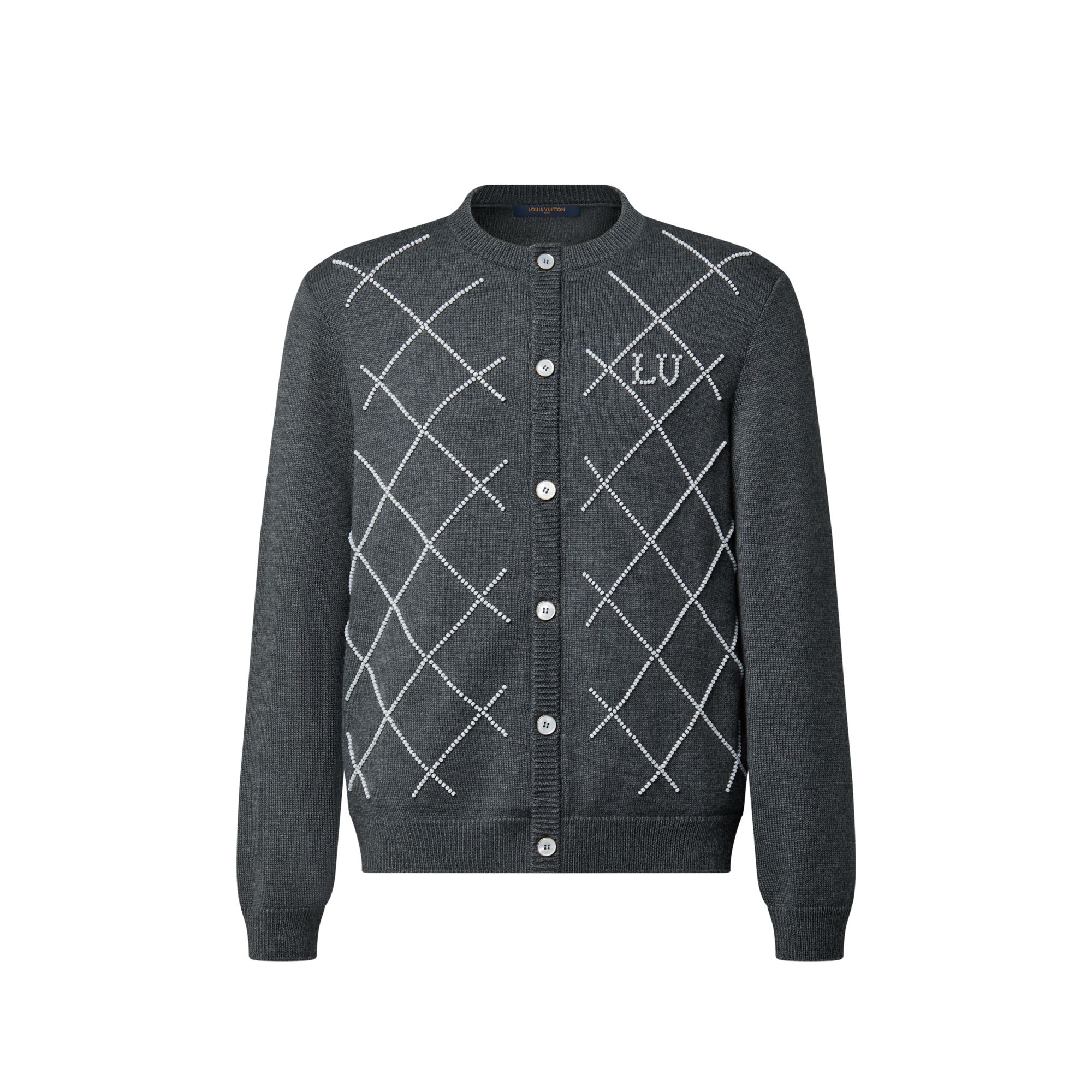  의류 의류 전체 보기 가디건 위드 펄리 엠브로이더리 | 루이비통 공식 온라인 스토어® (크게 보기)