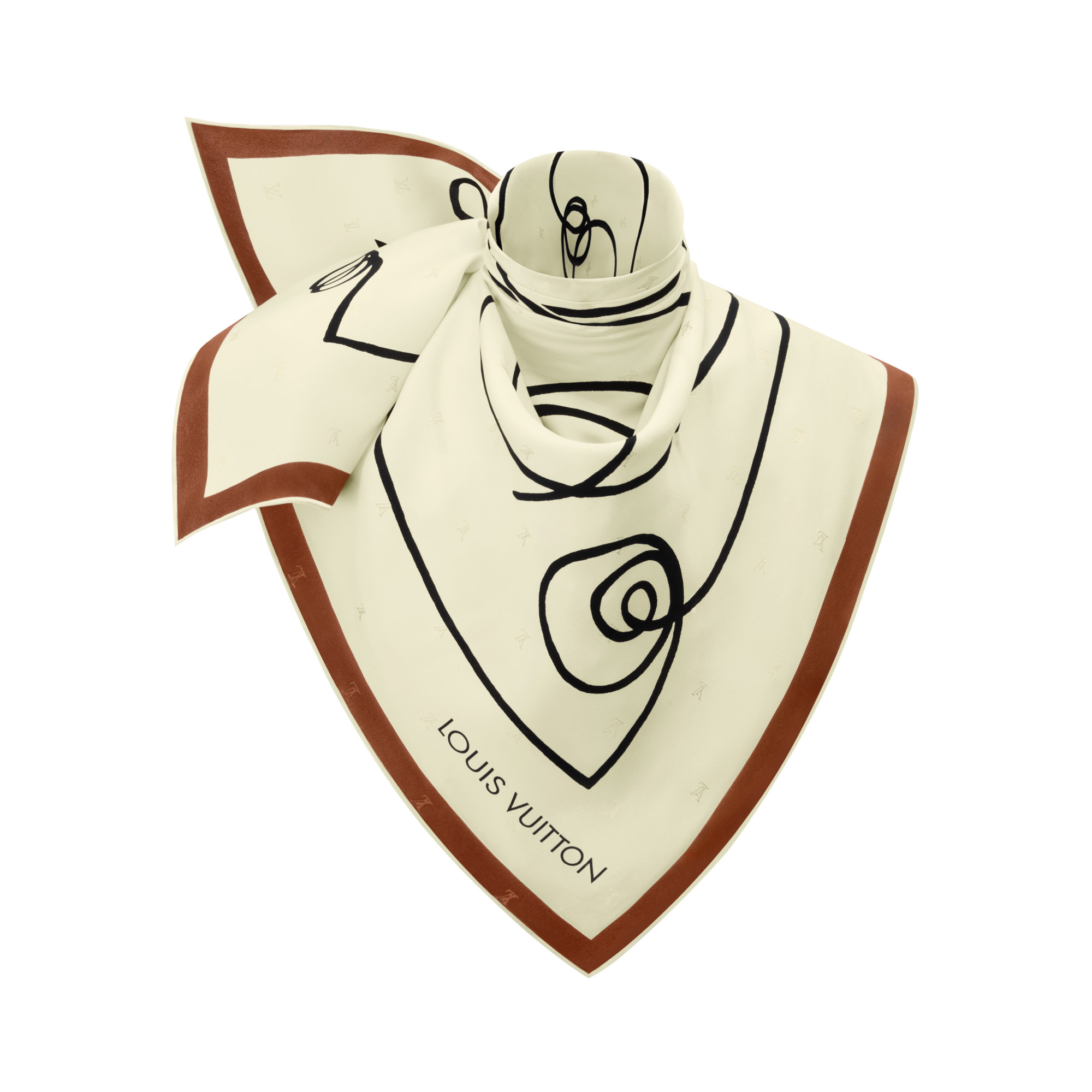 S00 액세서리 실크 스퀘어 & 방도 슈맹 페장 바이 앙드레 퓌망 스퀘어 90 | 루이비통 공식 온라인 스토어® (크게 보기)