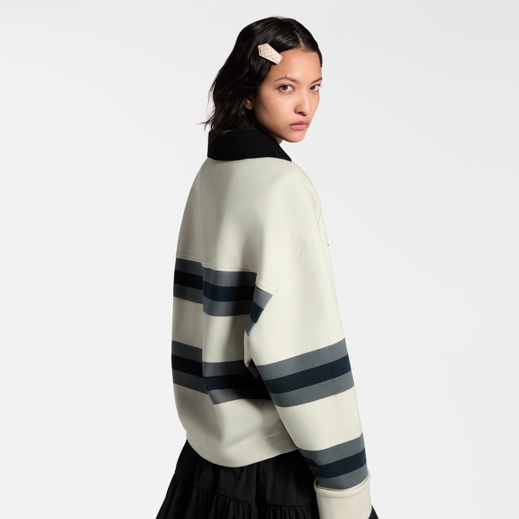  의류 티셔츠 & 블라우스 청키 스트라이프 폴로 톱 | 루이비통 공식 온라인 스토어® (크게 보기)