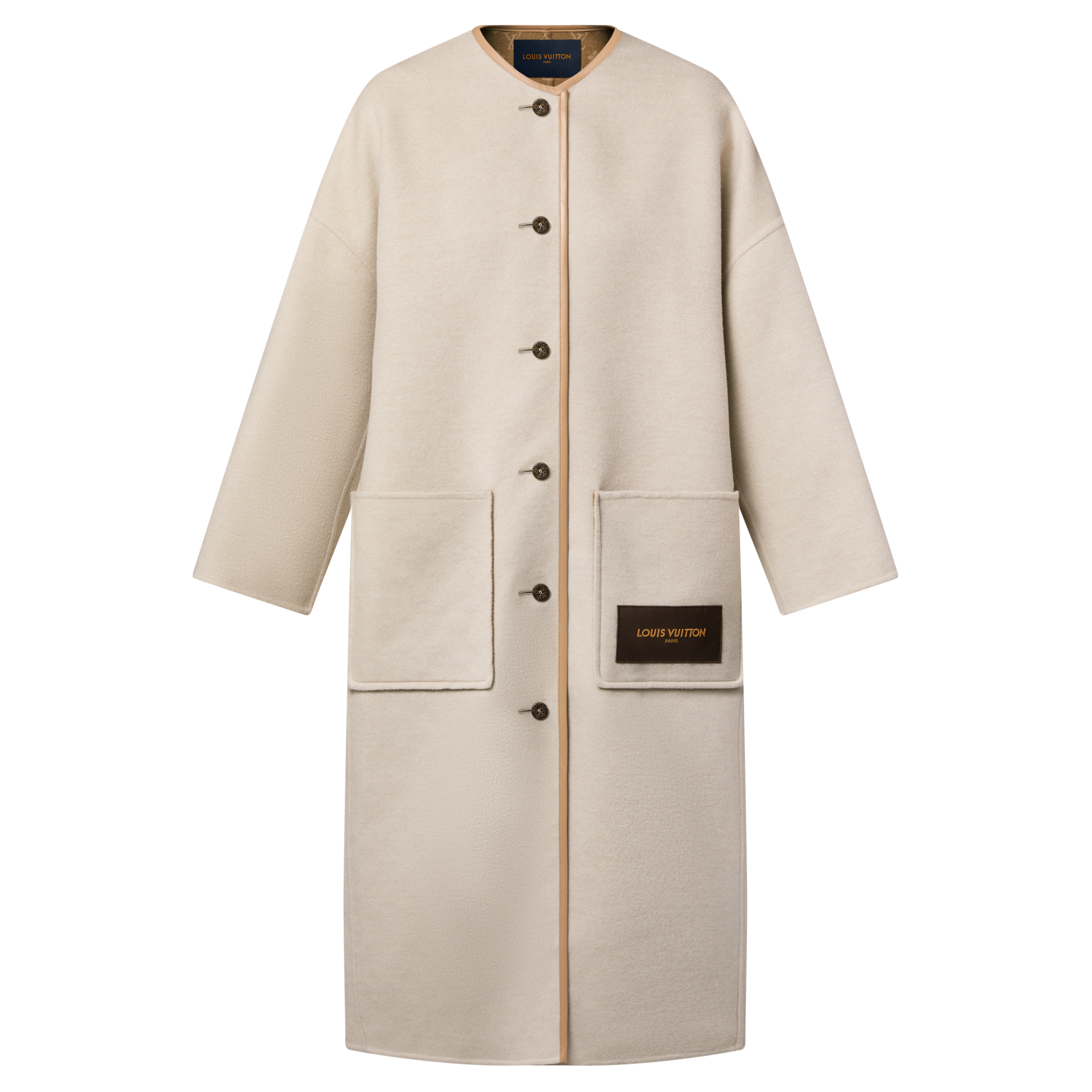  의류 코트 & 재킷 칼라리스 더블 페이스 코트 | 루이비통 공식 온라인 스토어® (크게 보기)