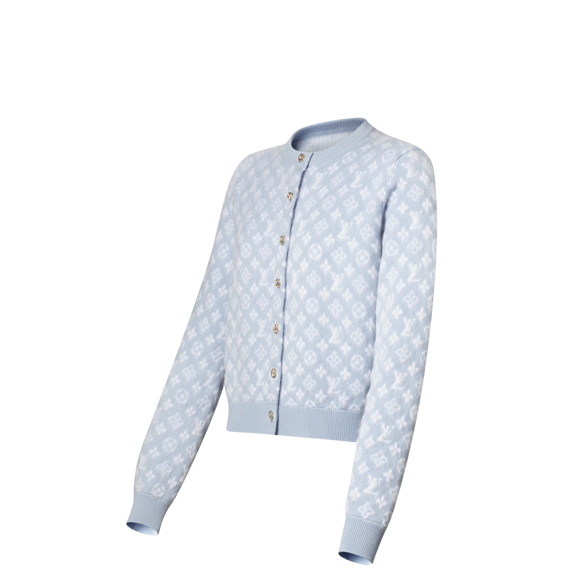 의류 니트웨어 모노그램 브러시드 니트 가디건 | 루이비통 공식 온라인 스토어® (크게 보기)