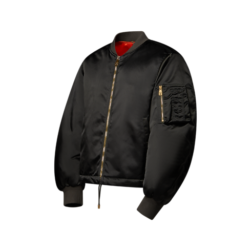 의류 아우터 & 코트 크롭드 보머 | 루이비통 공식 온라인 스토어® (크게 보기)