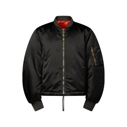 의류 아우터 & 코트 크롭드 보머 | 루이비통 공식 온라인 스토어® (크게 보기)