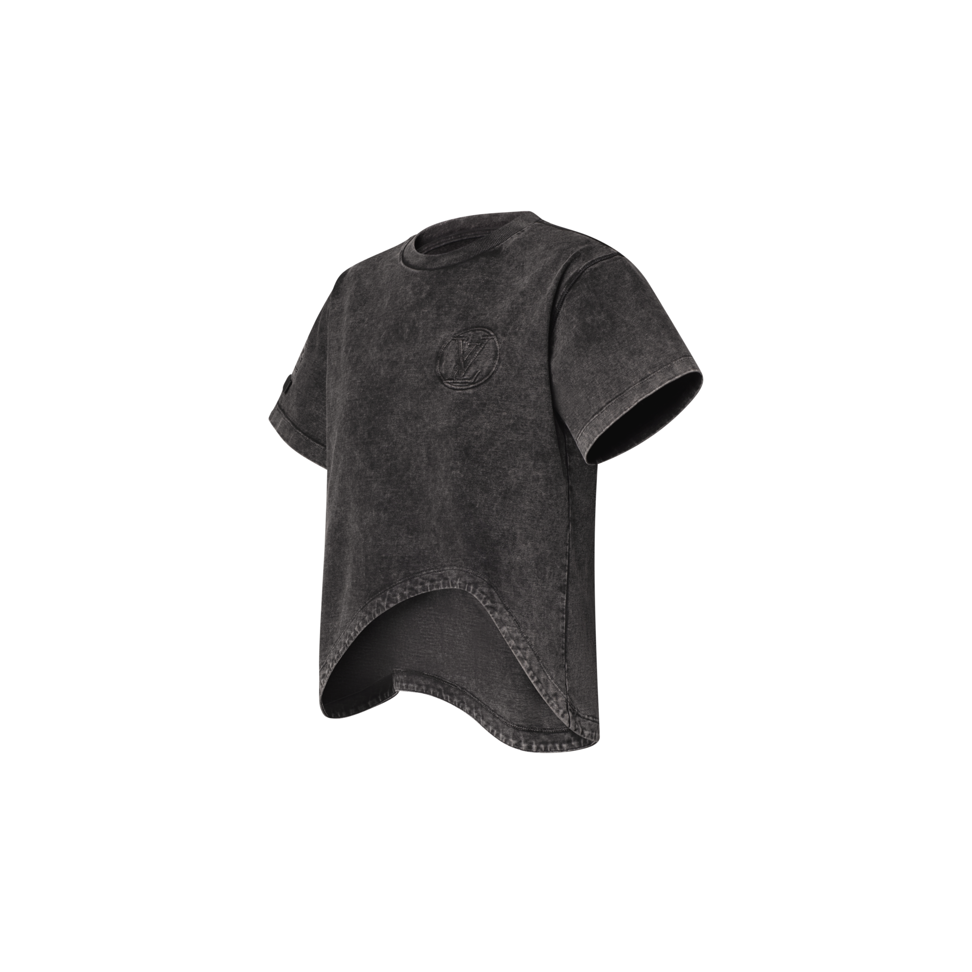  의류 티셔츠 & 블라우스 커브 헴 티셔츠 | 루이비통 공식 온라인 스토어® (크게 보기)