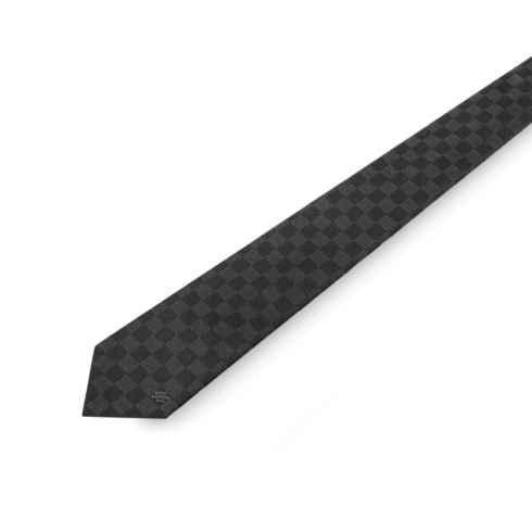 S00 액세서리 타이 & 포켓 스퀘어 다미에 클래식 타이 | 루이비통 공식 온라인 스토어® (크게 보기)