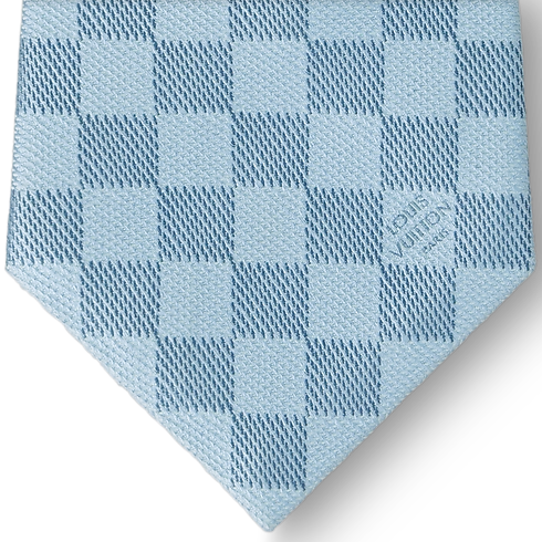 S00 액세서리 타이 & 포켓 스퀘어 다미에 클래식 타이 | 루이비통 공식 온라인 스토어® (크게 보기)