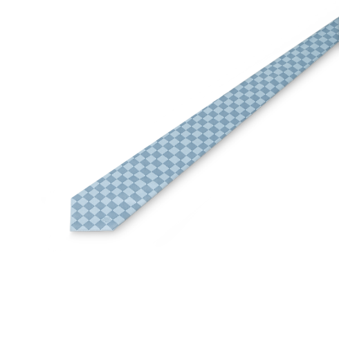 S00 액세서리 타이 & 포켓 스퀘어 다미에 클래식 타이 | 루이비통 공식 온라인 스토어® (크게 보기)