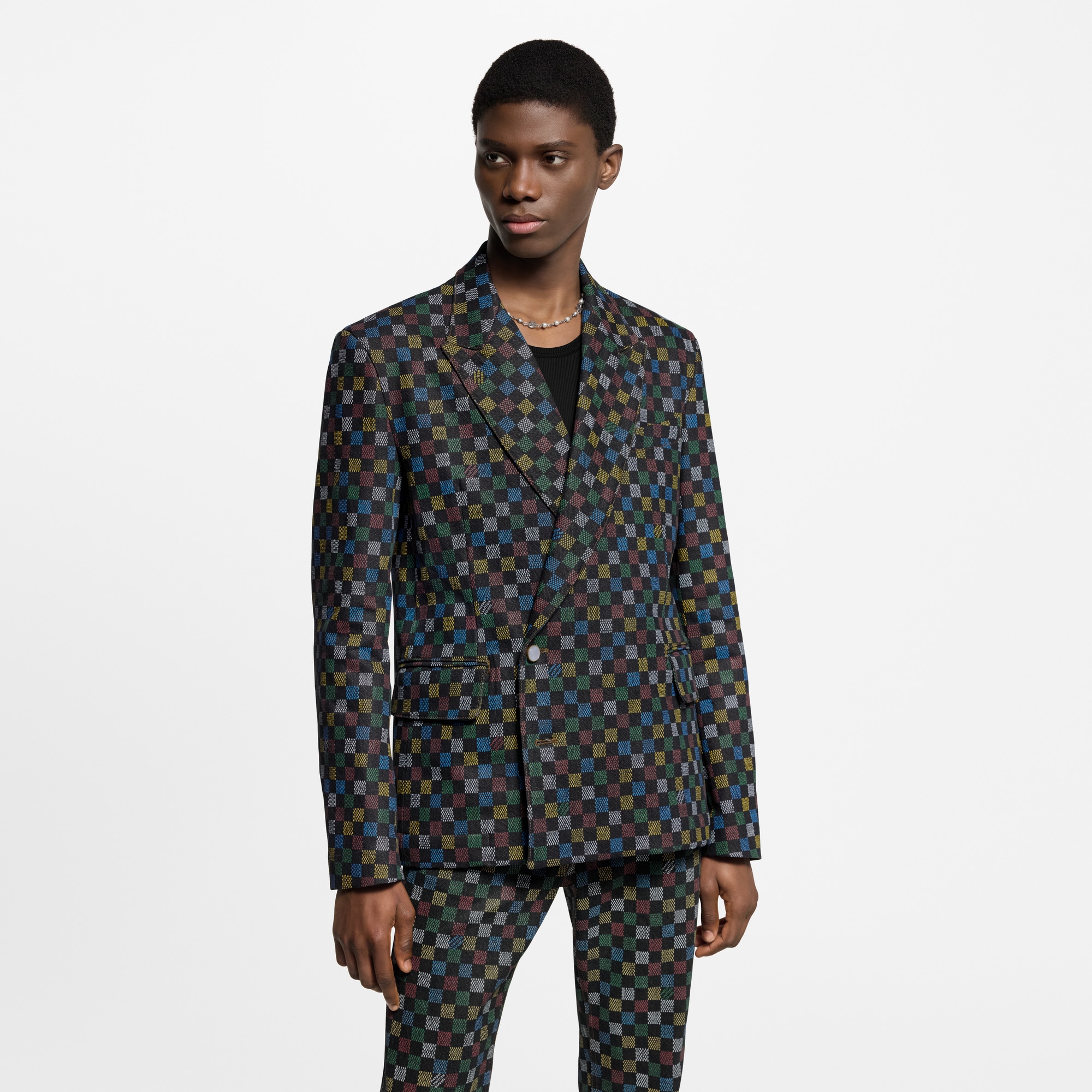  의류 의류 전체 보기 다미에 더블 브레스티드 데님 재킷 | 루이비통 공식 온라인 스토어® (크게 보기)