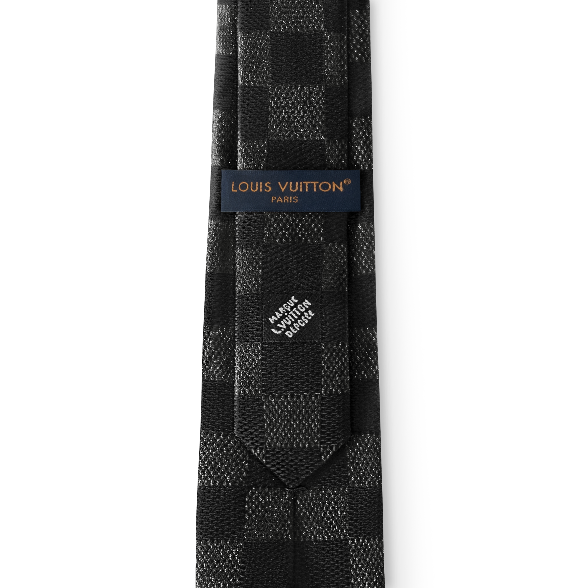 S00 액세서리 타이 & 포켓 스퀘어 다미에 이브닝 (Damier Evening) 타이 | 루이비통 공식 온라인 스토어® (크게 보기)