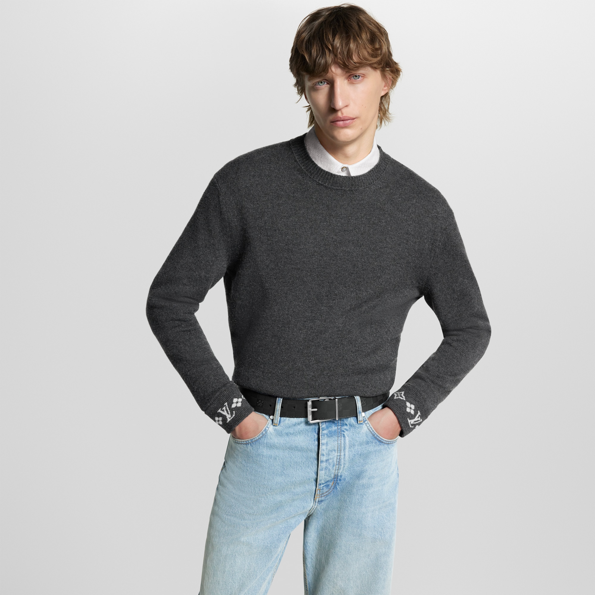 다미에 인피니 액세서리 벨트 다미에 프린트 리버서블40mm 벨트 | 루이비통 공식 온라인 스토어® (크게 보기)