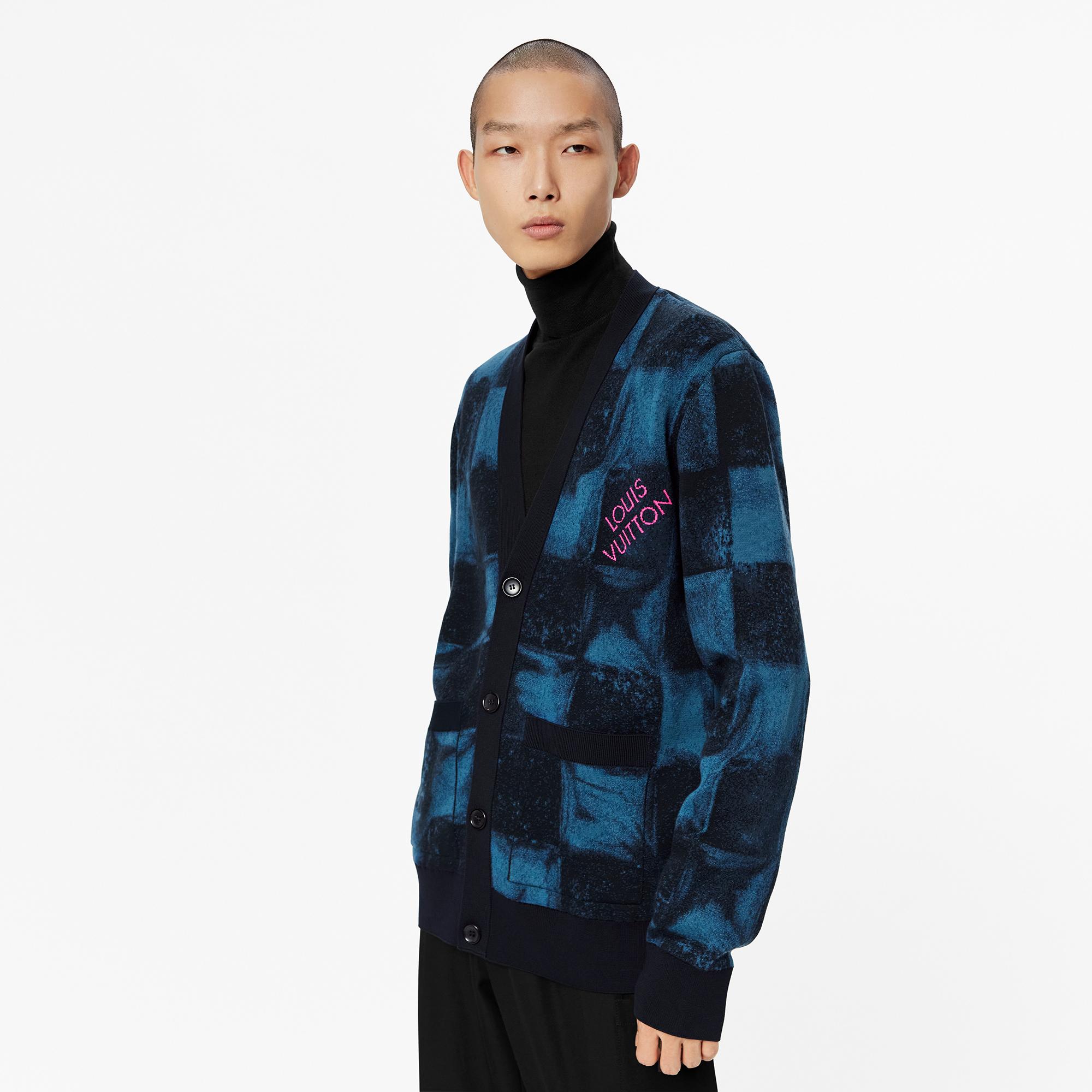  Discontinued Product Obs 10 다미에 솔트 자카드 가디건 | 루이비통 공식 온라인 스토어® (크게 보기)