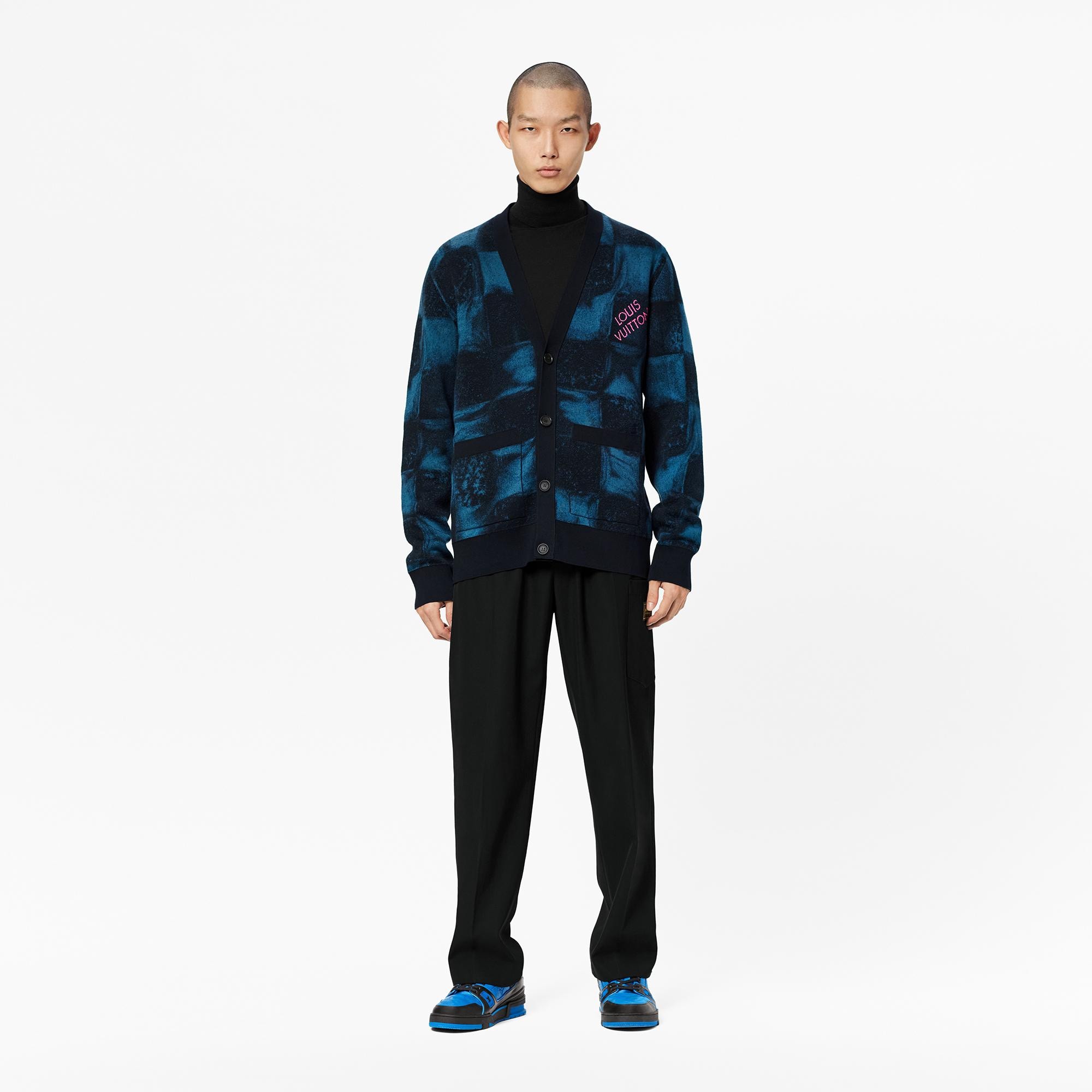  Discontinued Product Obs 10 다미에 솔트 자카드 가디건 | 루이비통 공식 온라인 스토어® (크게 보기)