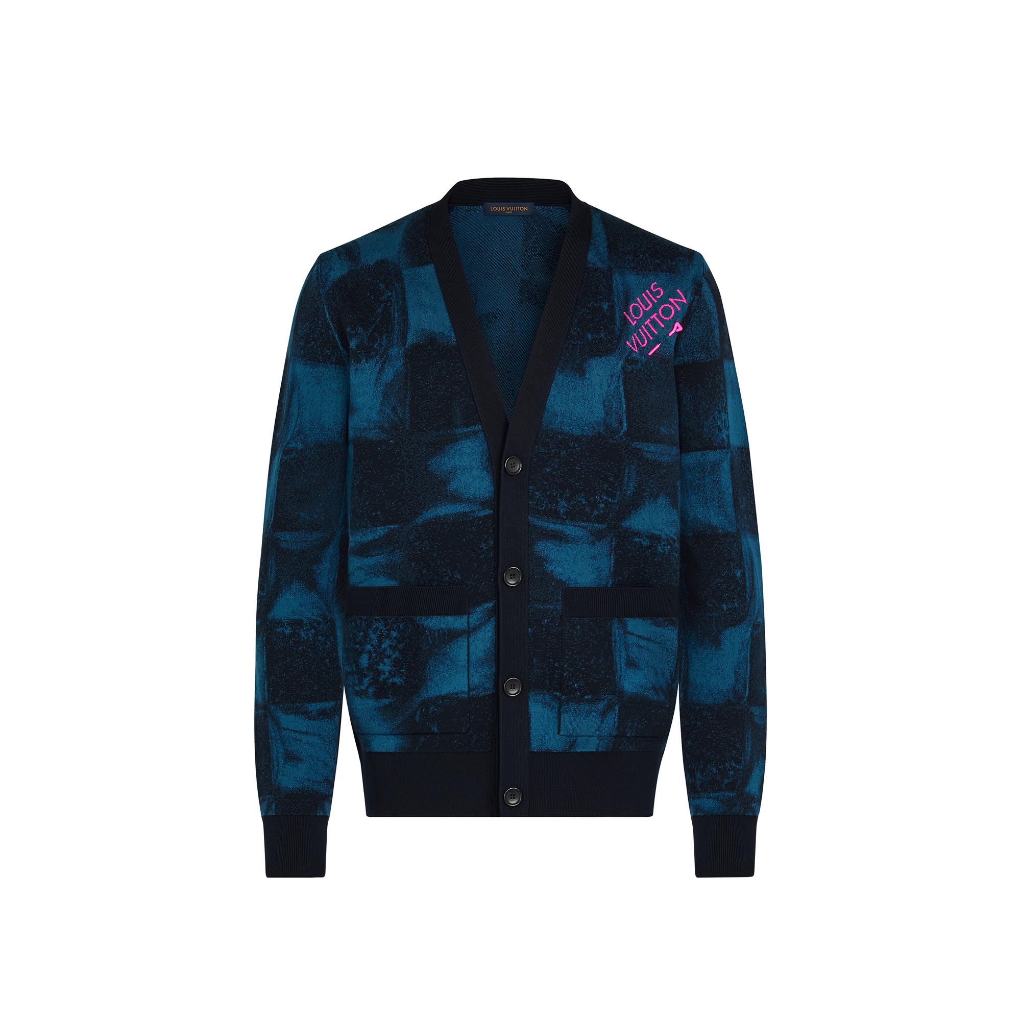  Discontinued Product Obs 10 다미에 솔트 자카드 가디건 | 루이비통 공식 온라인 스토어® (크게 보기)