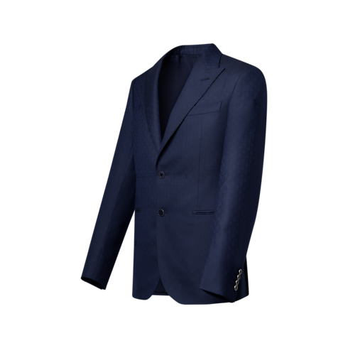 의류 블레이저 & 재킷 Damier Single-Breasted Pont Neuf Jacket | 루이비통 공식 온라인 스토어® (크게 보기)