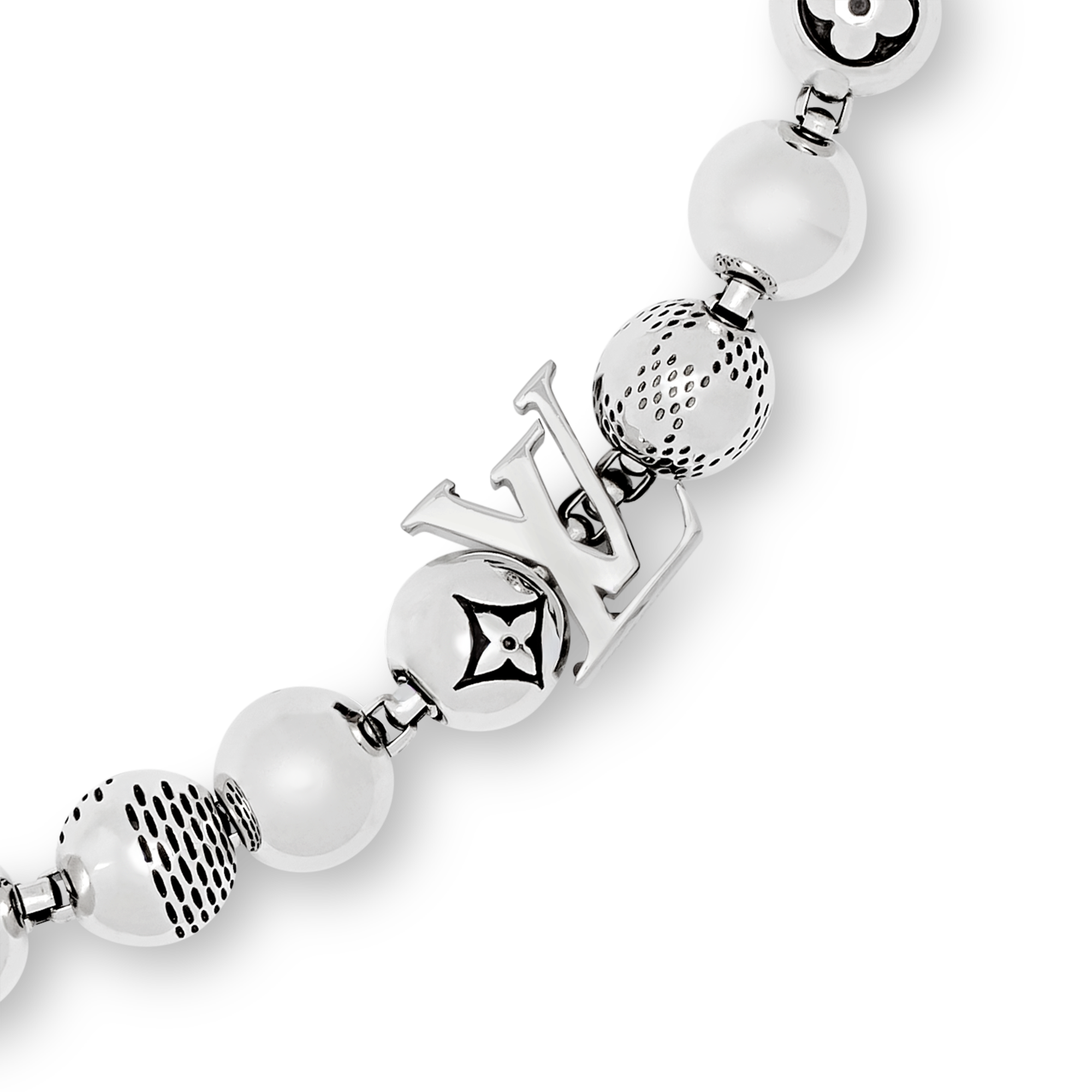 S00 패션 주얼리 목걸이 & 펜던트 다미에 (Damier) 스테이플스 볼 목걸이 | 루이비통 공식 온라인 스토어® (크게 보기)