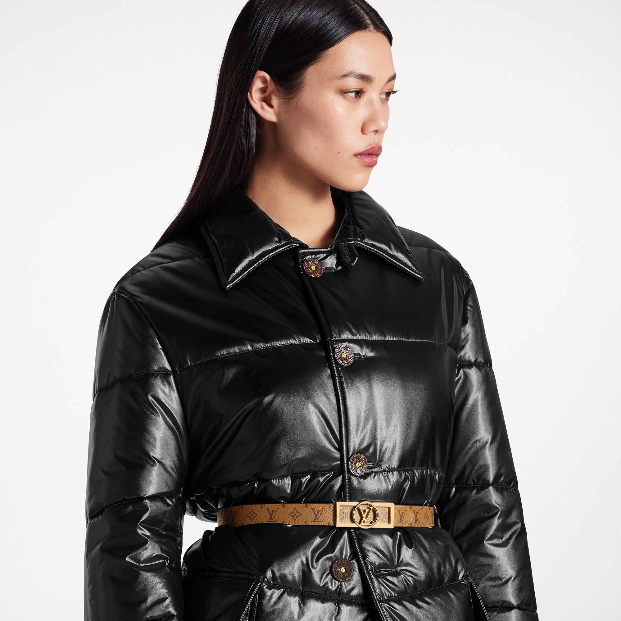 기타 모노그램 캔버스 액세서리 벨트 도핀 25mm 리버서블 벨트 | 루이비통 공식 온라인 스토어® (크게 보기)