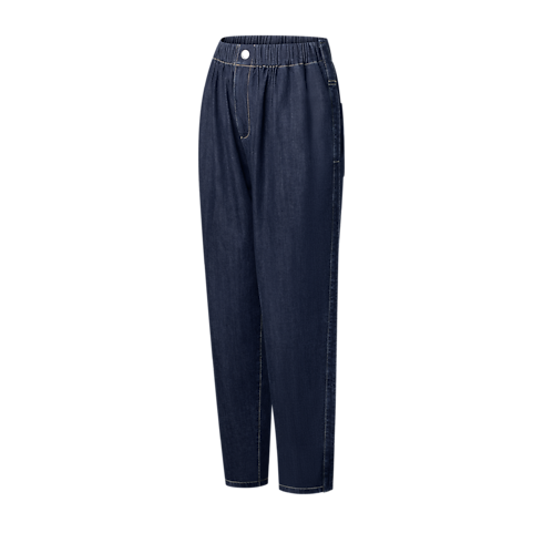 의류 바지 데님 캐롯 팬츠 | 루이비통 공식 온라인 스토어® (크게 보기)