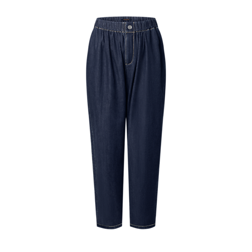 의류 바지 데님 캐롯 팬츠 | 루이비통 공식 온라인 스토어® (크게 보기)