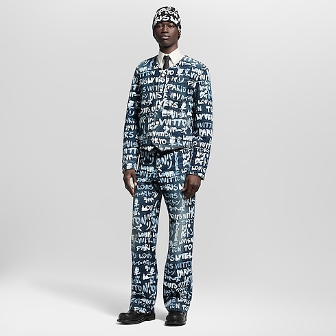 의류 블레이저 & 재킷 데님 칼라리스 재킷 | 루이비통 공식 온라인 스토어® (크게 보기)