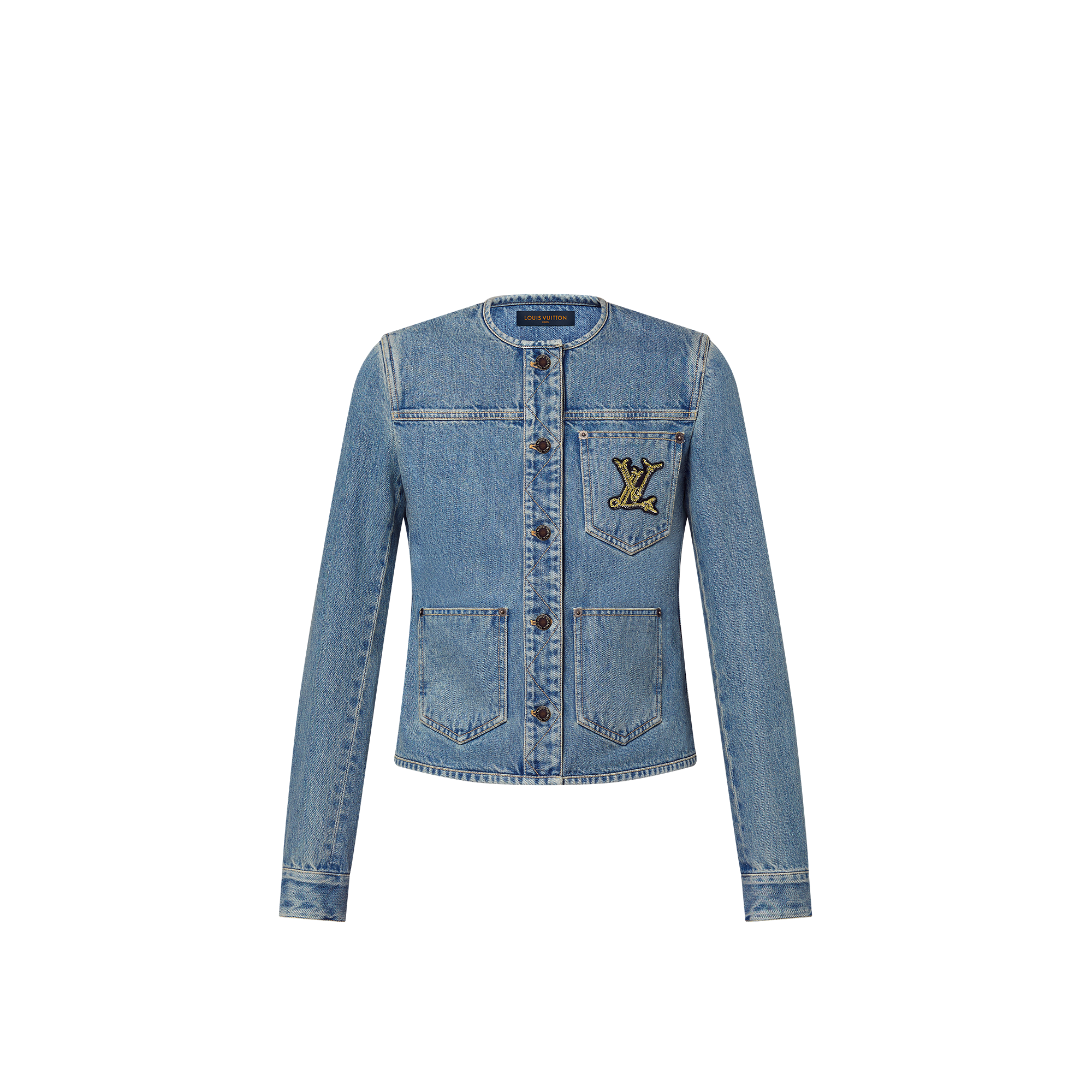  의류 코트 & 재킷 데님 피티드 재킷 | 루이비통 공식 온라인 스토어® (크게 보기)