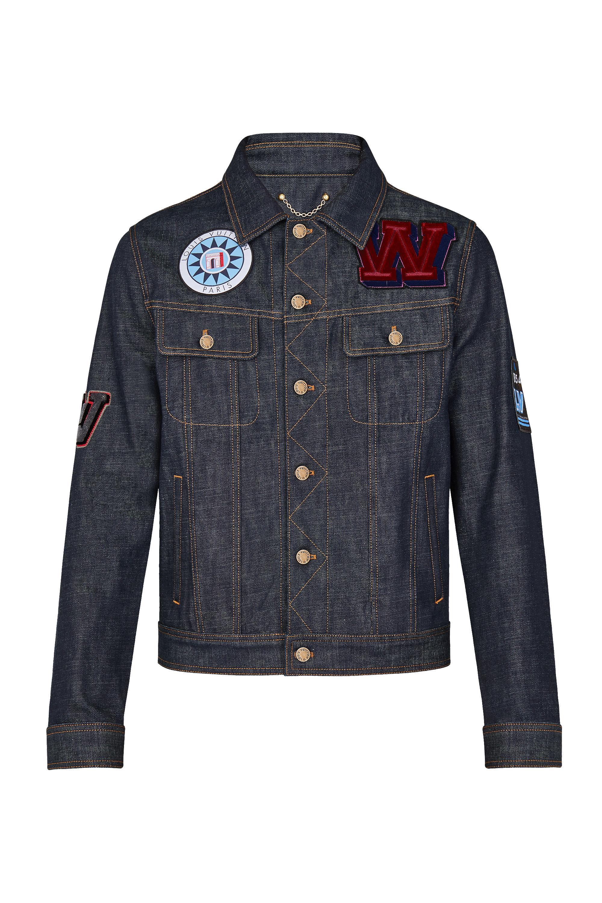  의류 Personalisation 데님 재킷 | 루이비통 공식 온라인 스토어® (크게 보기)