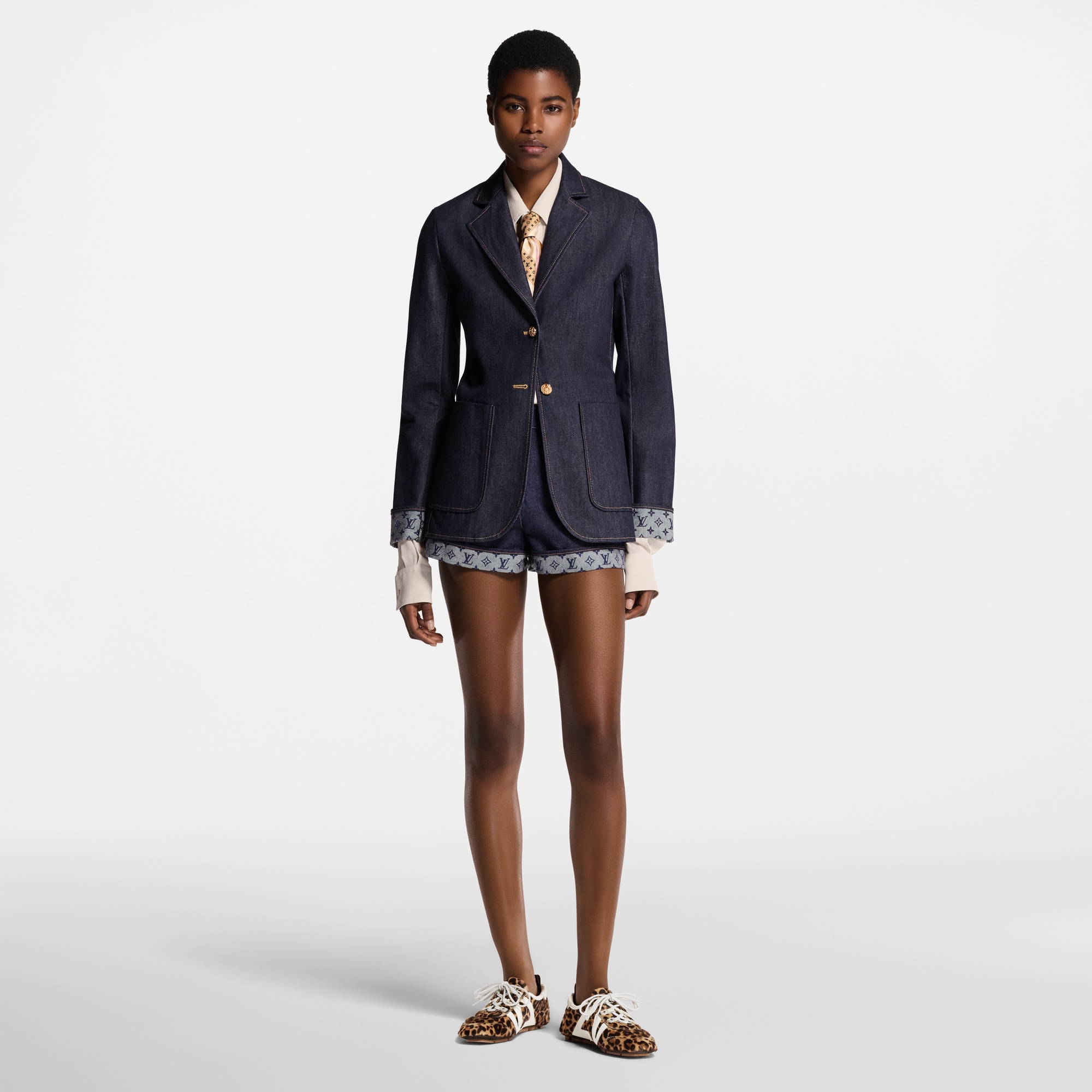  의류 코트 & 재킷 데님 프레피 블레이저 | 루이비통 공식 온라인 스토어® (크게 보기)
