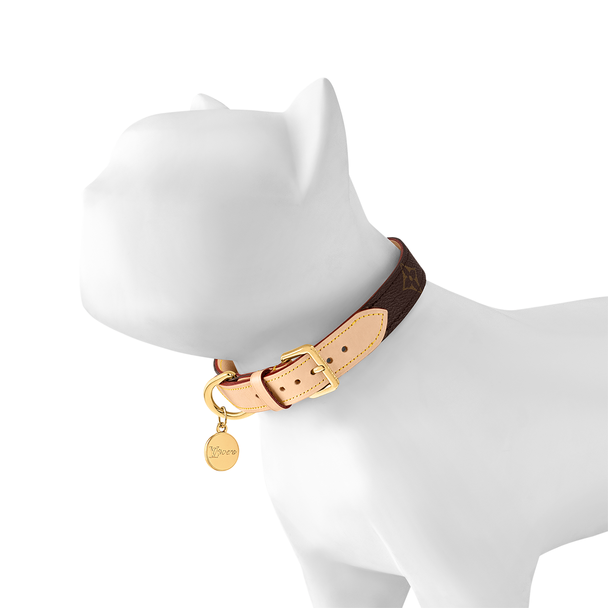  펫 액세서리 } 도그 칼라 MM | 루이비통 공식 온라인 스토어® (크게 보기)