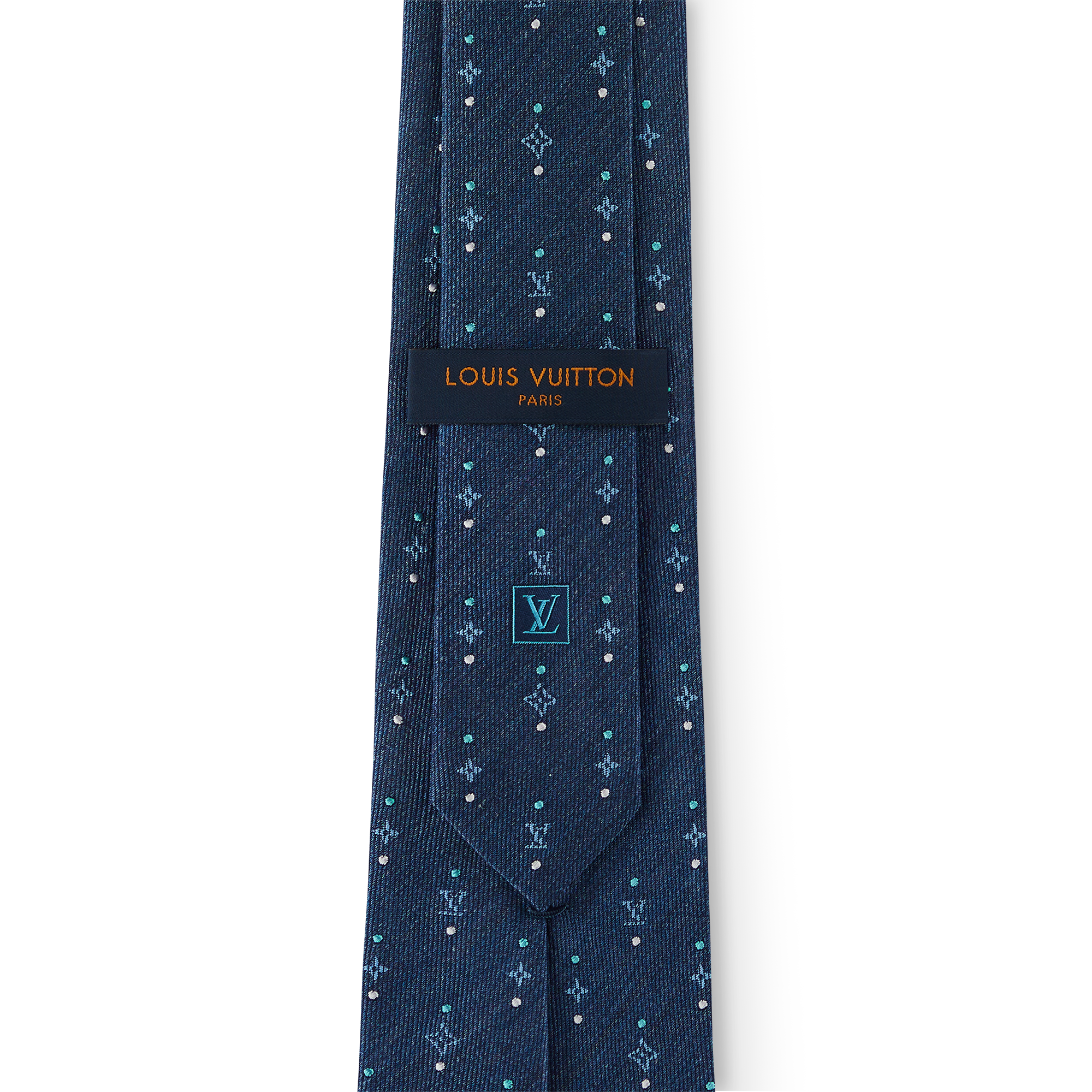 S00 액세서리 타이 & 포켓 스퀘어 도트 온 이클립스 (Dots On Eclipse) 타이 | 루이비통 공식 온라인 스토어® (크게 보기)