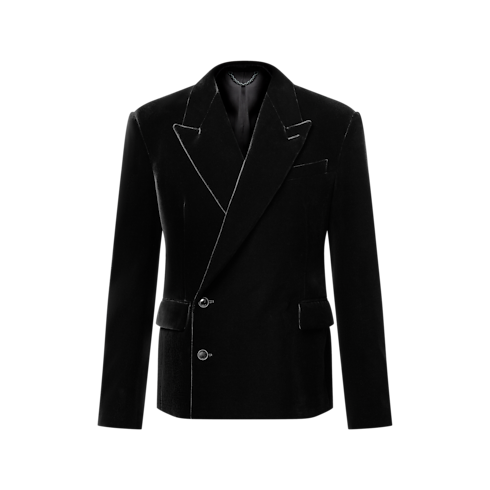 의류 블레이저 & 재킷 더블 브레스티드 벨벳 재킷 | 루이비통 공식 온라인 스토어® (크게 보기)