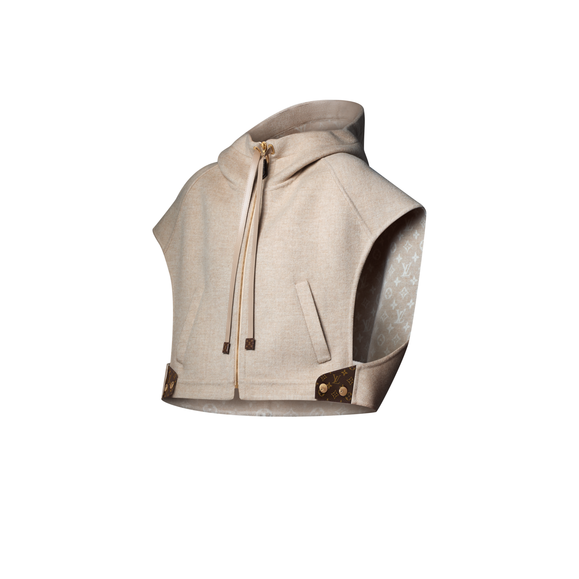  의류 코트 & 재킷 더블 페이스 오픈 암 재킷 | 루이비통 공식 온라인 스토어® (크게 보기)