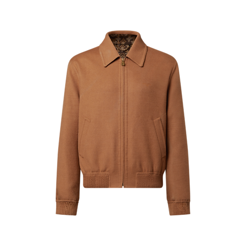 의류 아우터 & 코트 더블 페이스 울 블루종 | 루이비통 공식 온라인 스토어® (크게 보기)