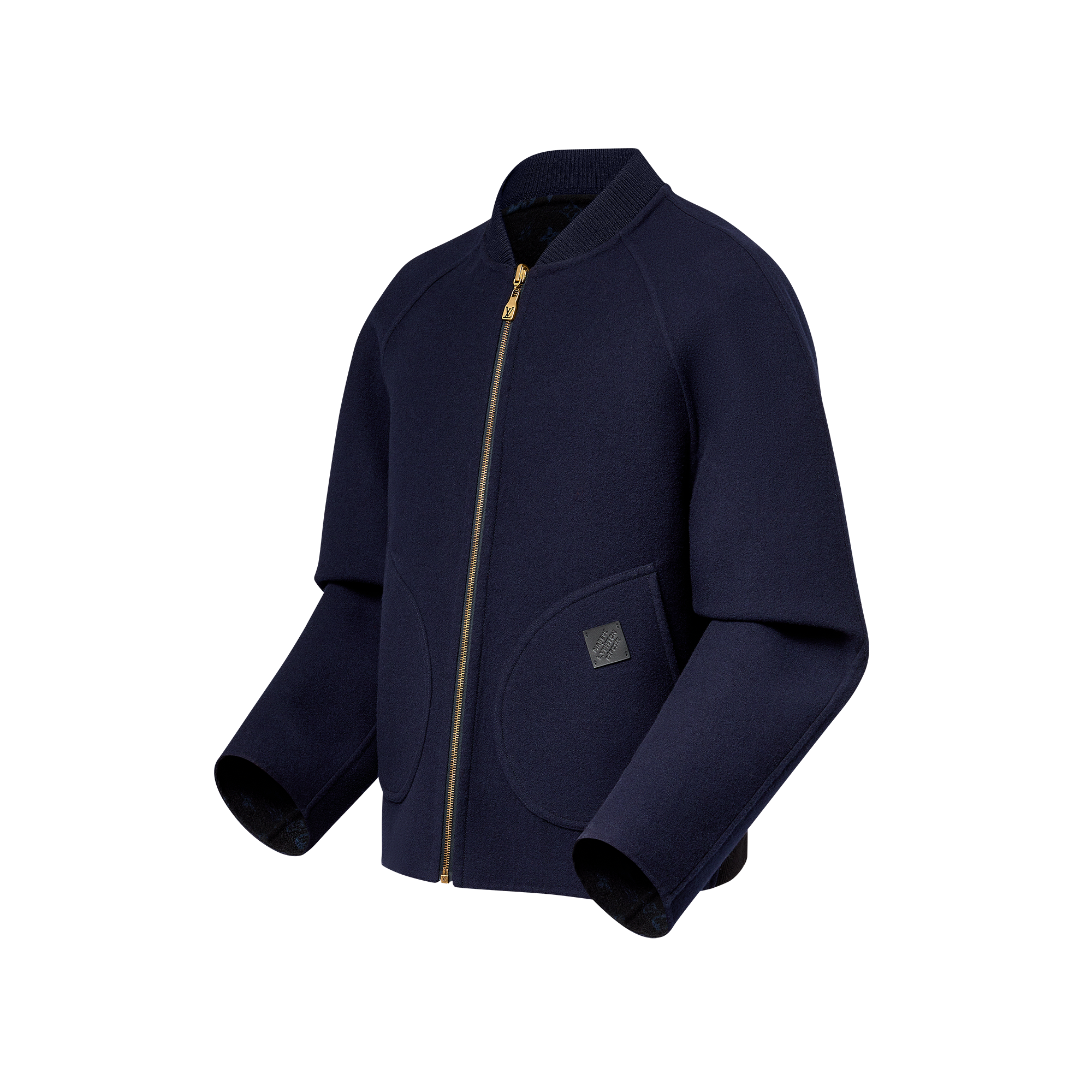  의류 아우터 & 코트 더블 페이스 울 리버서블 블루종 | 루이비통 공식 온라인 스토어® (크게 보기)