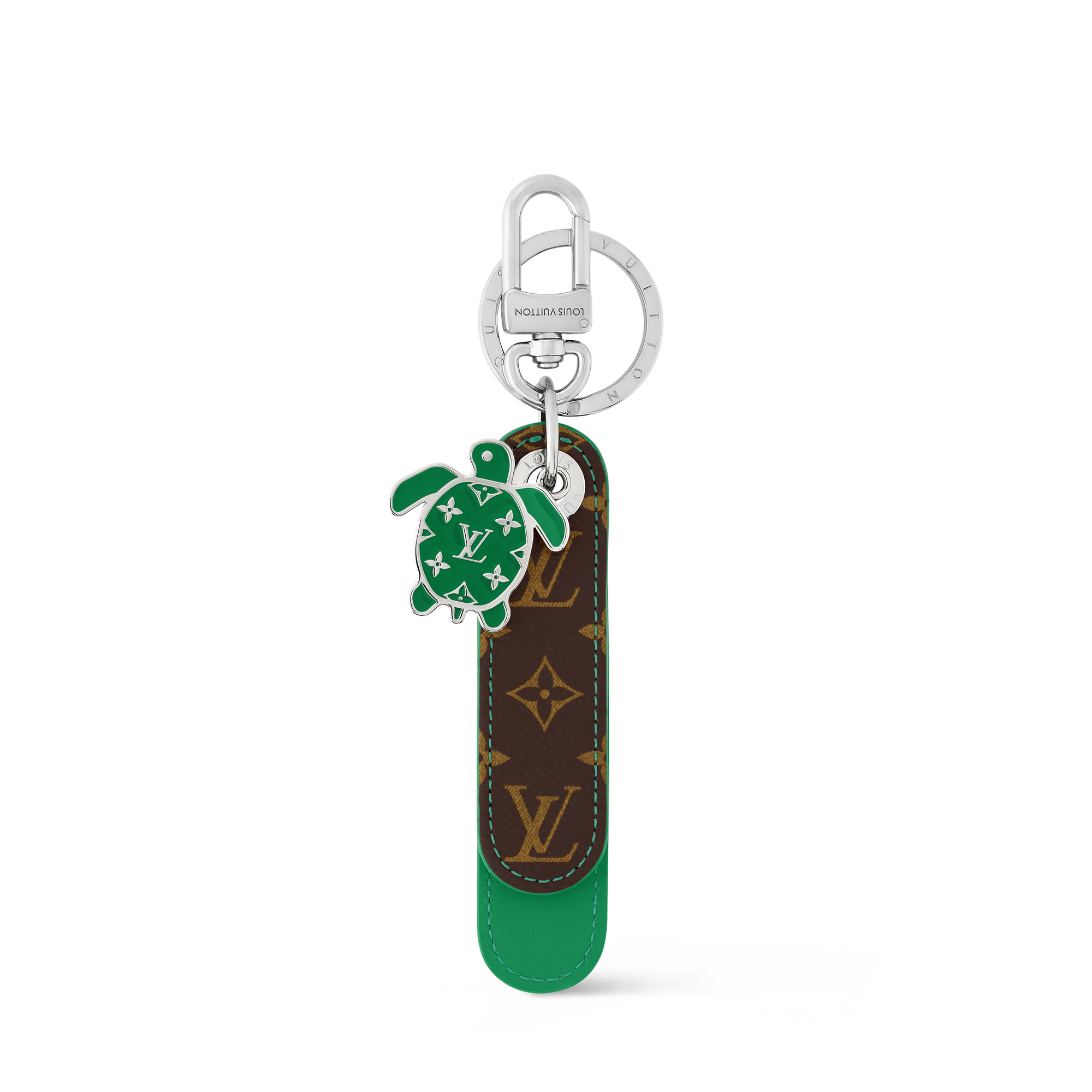 S00 액세서리 키 홀더 & 백참 드라곤느 (Dragonne) 탭 키 홀더 & 백 참 | 루이비통 공식 온라인 스토어® (크게 보기)